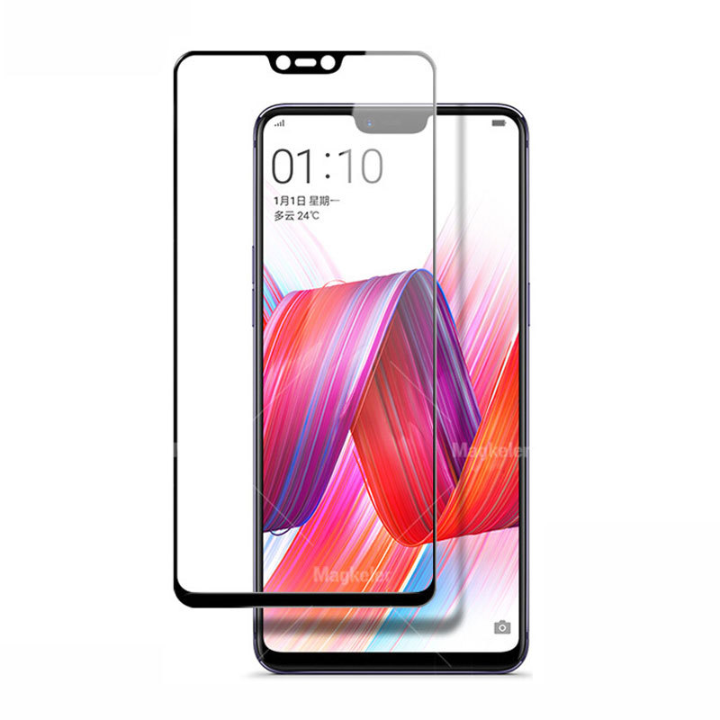 (4 in 1) OPPO Realme C15 Realme C11 Realme C3i Realme 6S Realme 6i Reno4 Realme narzo Reno S full screen tempered glass film + carbon fiber base film + camera lens film + four-corner anti-drop transparent phone case