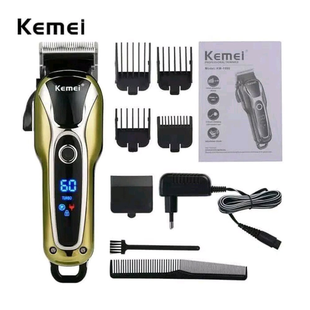 terlaris  produk KEMEI KM 1990 Hair Clipper/Alat Cukur Rambut CORDED SYSTEM CHARGE