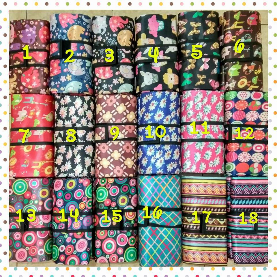 [DEASTORE] MATRAS TIKAR PIKNIK 120x120CM KARPET TAMASYA LIBURAN PORTABLE BISA LIPAT MODEL TAS