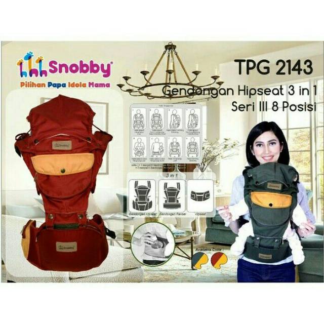 Snobby Gendongan Hipseat TPG 2141/2142/2143/2144