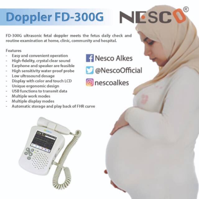 FD300G / vcomin Nesco ezcheck fetal Doppler