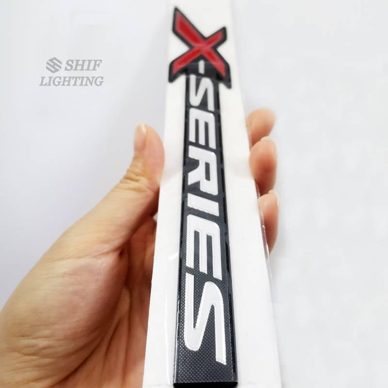 1 X ABS X-SERIES Letter Car Auto Emblem Badge Sticker Decal for ISUZU DMAX X-SERIES