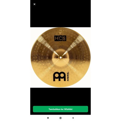 cymbal meinl HCS 16 crash