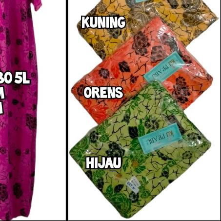 Daster Batik Kencana Ungu Super Jumbo 5L Prabu hitam