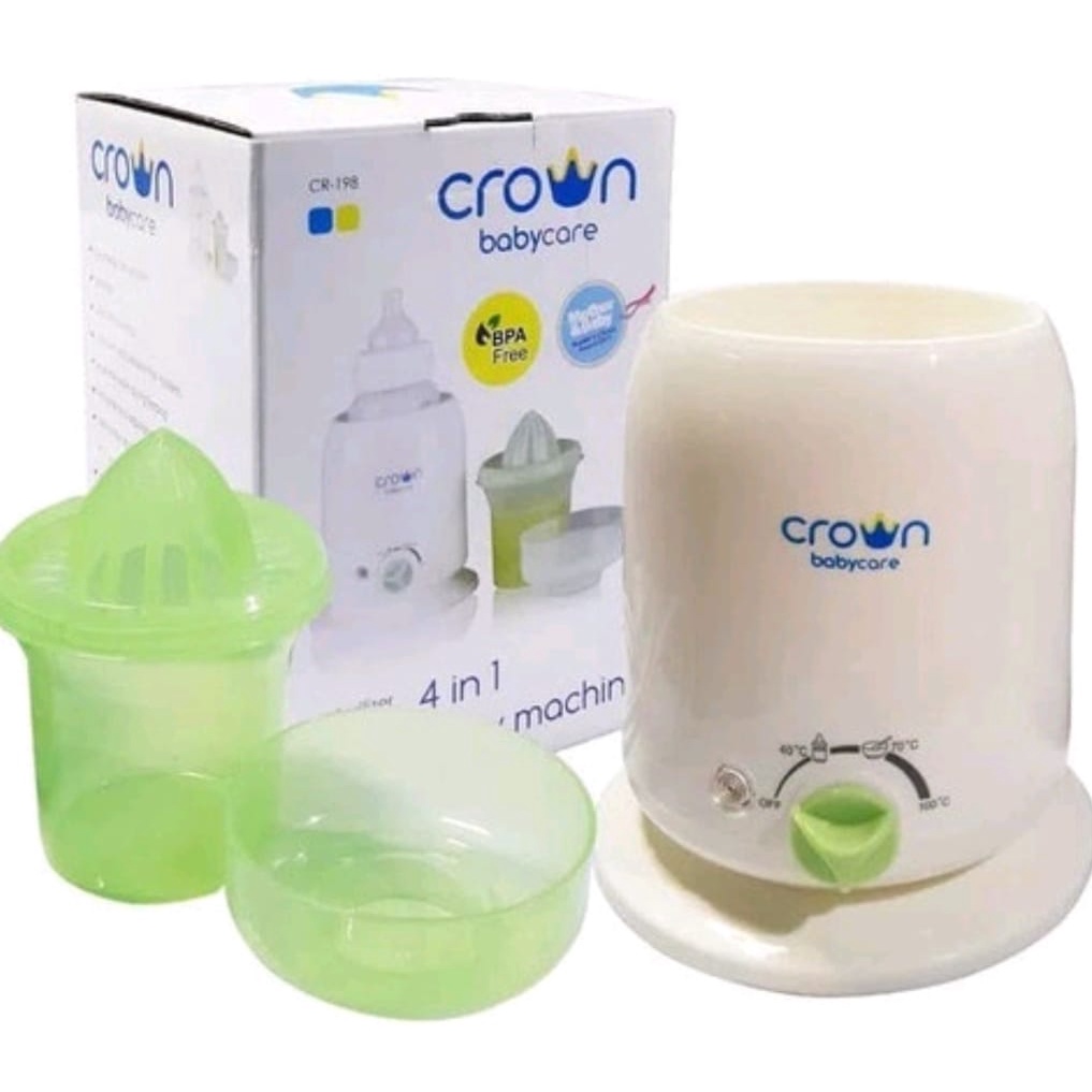 Crown baby Pemanas Penghangat 4 In 1 Botol Susu Asi Makanan Bayi machine+peresan jeruk