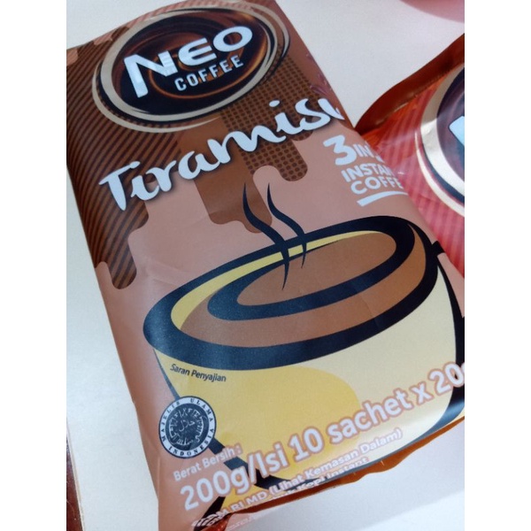 

NEO COFFEE 10 PCS X 20GRAM/KOPI INSTANT/MINUMAN KOPI