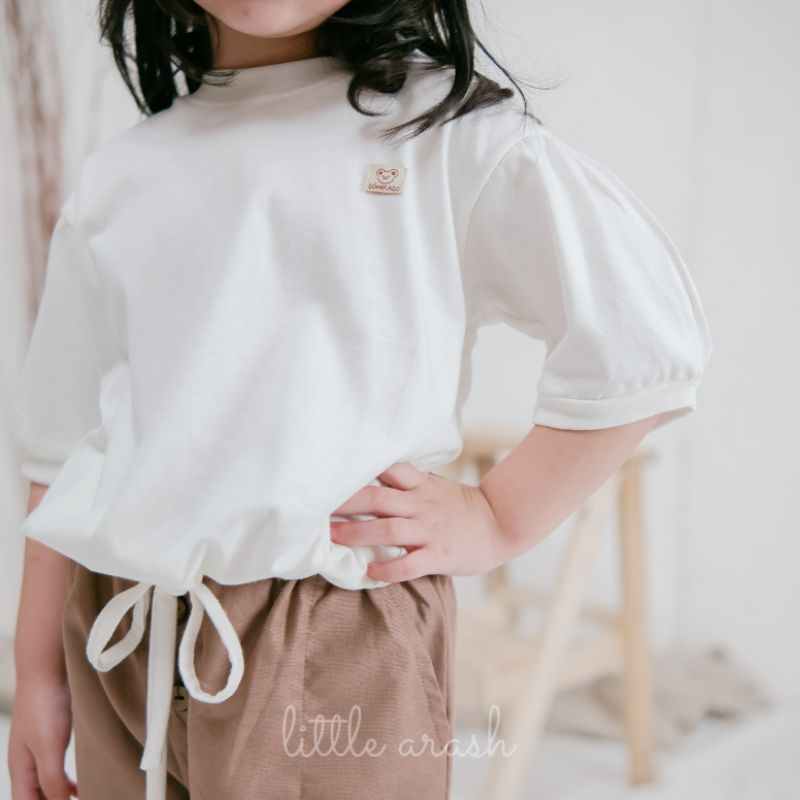 Little Arash| Chloe String Top | Atasan kaos anak perempuan