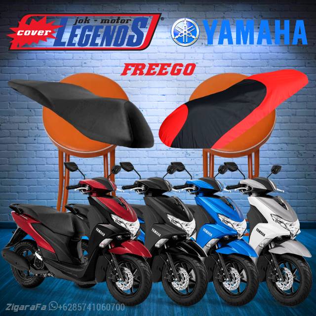 Cover Jok FREEGO Anti Air / Sarung Mantel Jok Motor Standar / Modifikasi