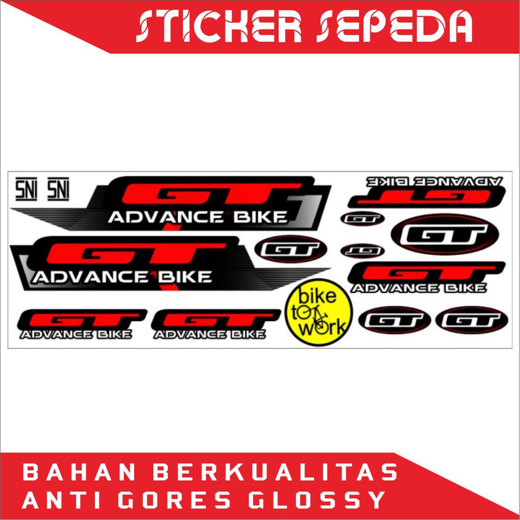 STICKER SEPEDA GT- STICKER SEPEDA MEREK GT - 05 - SAHILA STICKER