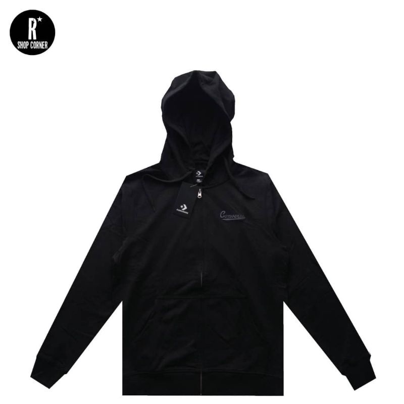 Zip Hoodie Converse Left Logo Nova Black ( BNWT )
