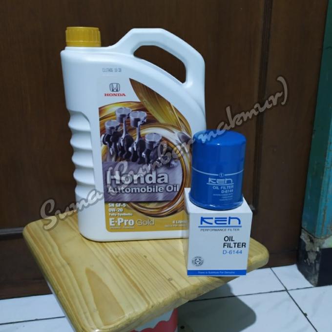 oli honda epro gold + filter oli honda brio, mobilio, brv, hrv, jazz