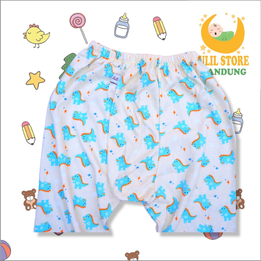 Setelan Baju Bayi Anak Pendek Oblong SNI  Celana Pampers 1-4 Tahun Premium Katun Little Owl