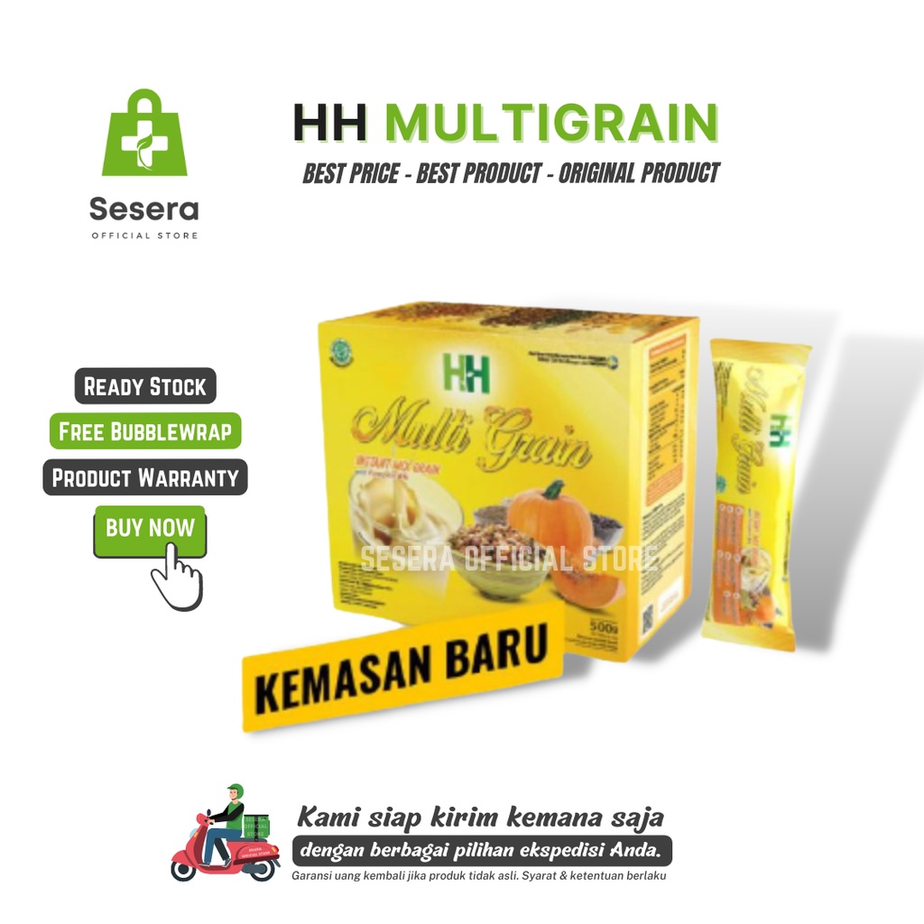 HH Multigrain Minuman Serbuk Sereal Multi Grain HWI Isi 20 Sachet