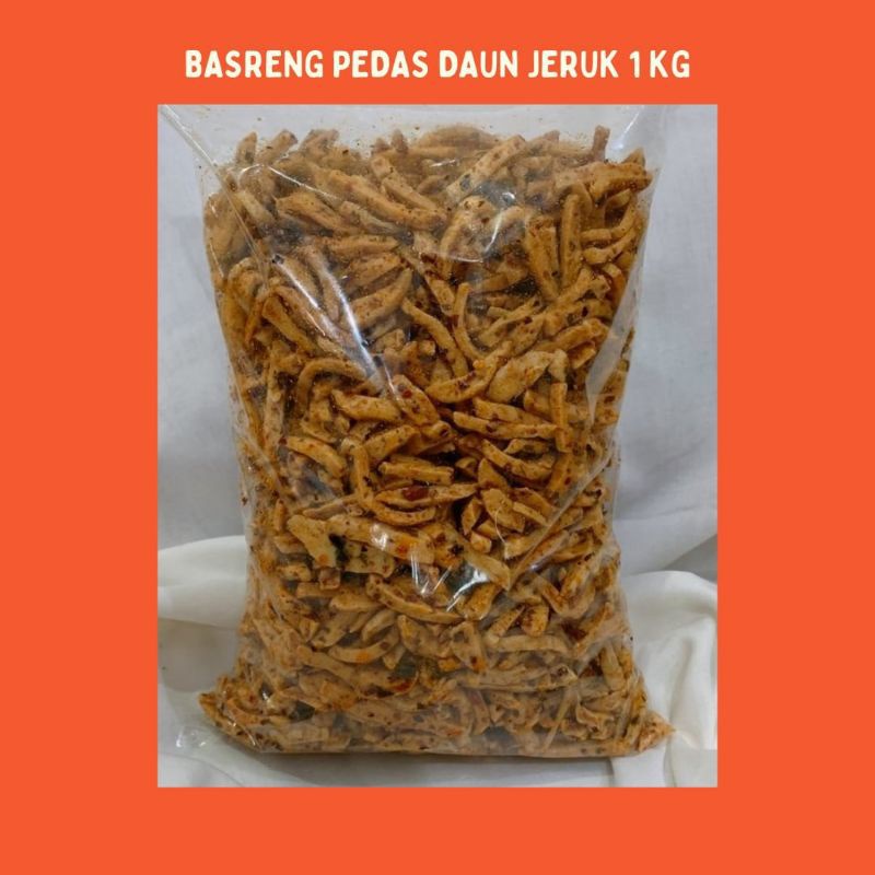 

BASRENG XTRA PEDAS DAUN JERUK 1KG BASRENG PEDAS ENAK GURIH