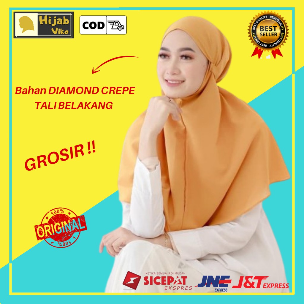 Jilbab Instan Serut Terbaru Kerudung Hijab Instant Khimar Syari Bergo Tali Murah