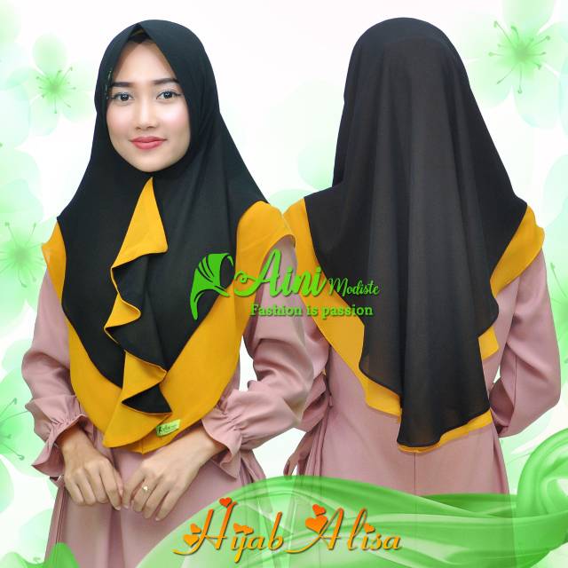 Hijab Alisa dua warna by AINI MODISTE