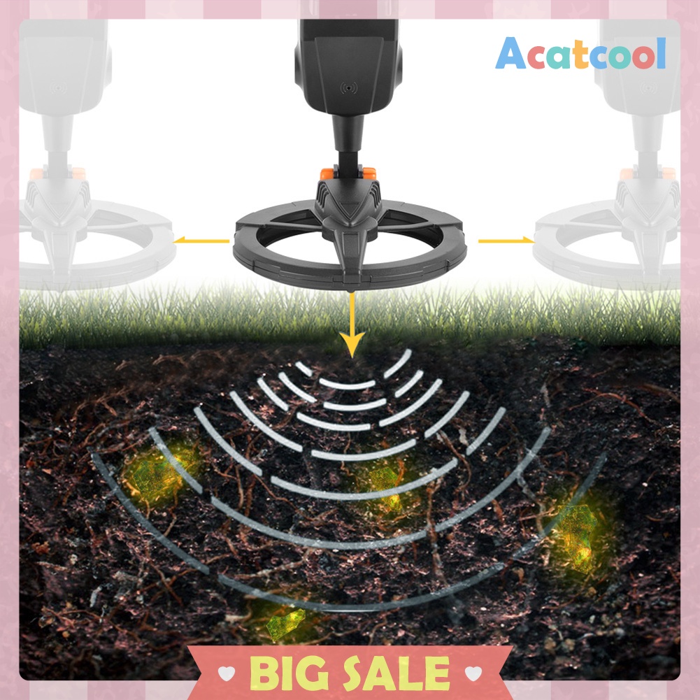 MD1008A Underground Metal Detector LCD Gold Jewelry Treasure Finders Seeker