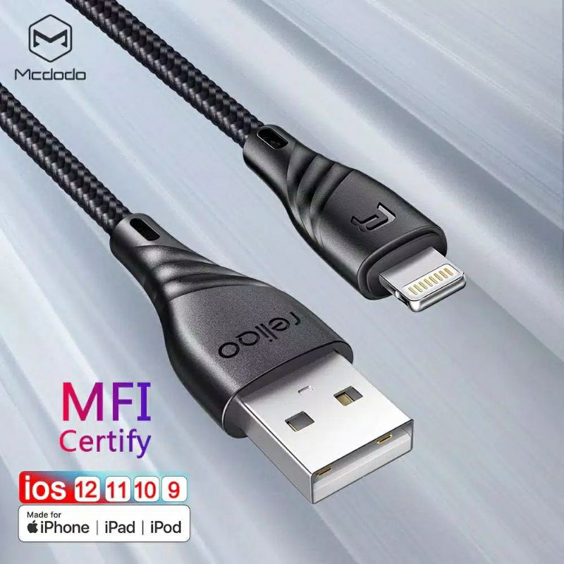 Mcdodo Reliqo RCA-653 MFI Kabel Data iP Lightning to USB