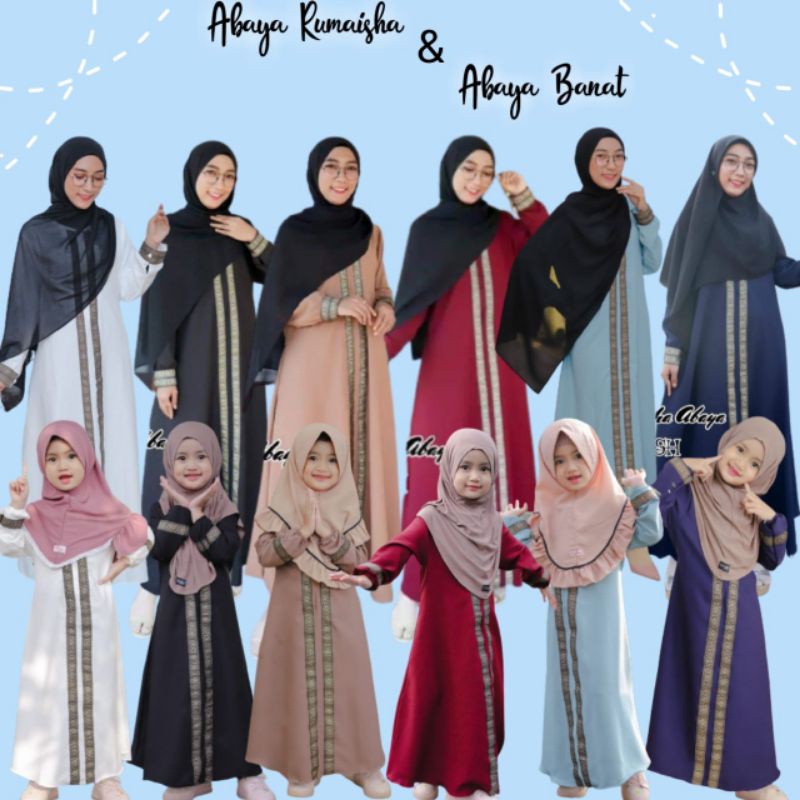 Abaya Anak Rumaisha Banat