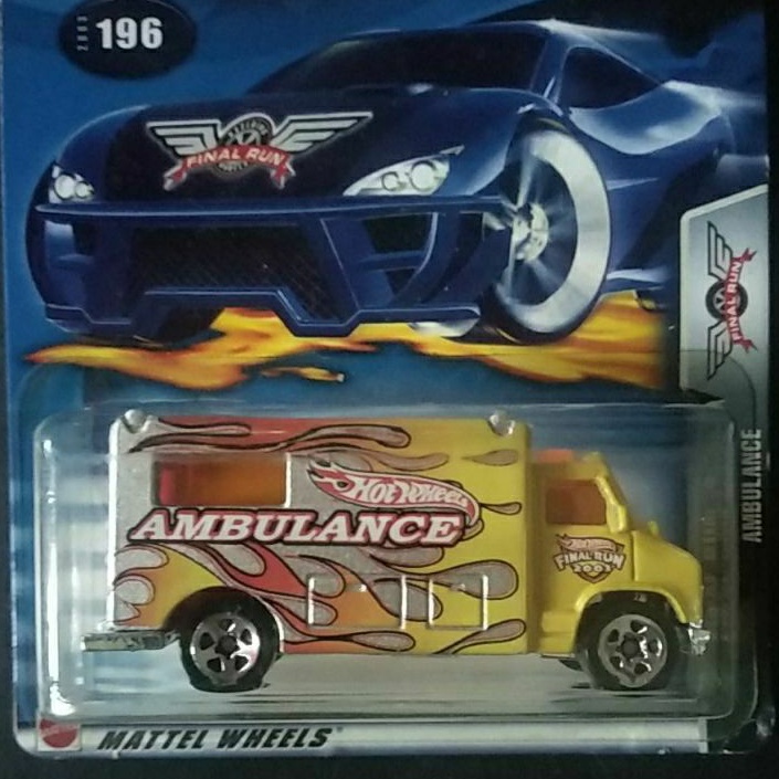 Diecasts Hot Wheels Ambulance ( Final Run )