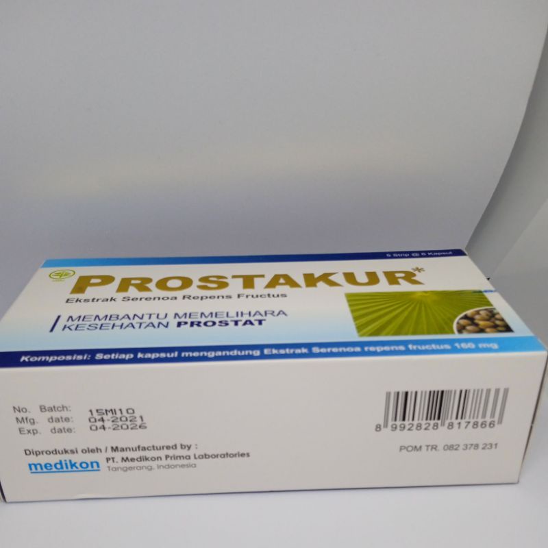 PROSTAKUR 1 strip isi 6 kapsul - ED 04/2027