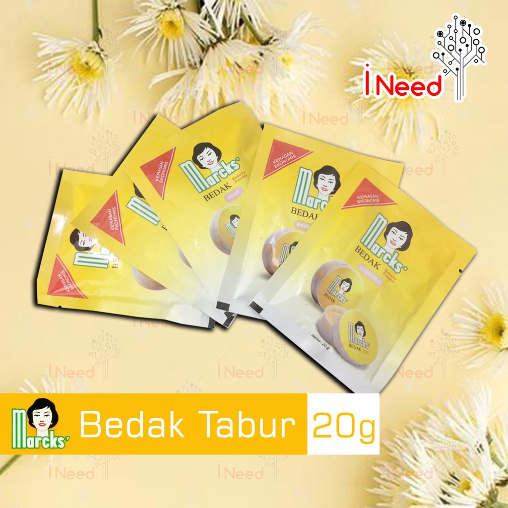 (INEED) [SACHET] Bedak Marcks Tabur Beauty Powder / SACHET 20 gr