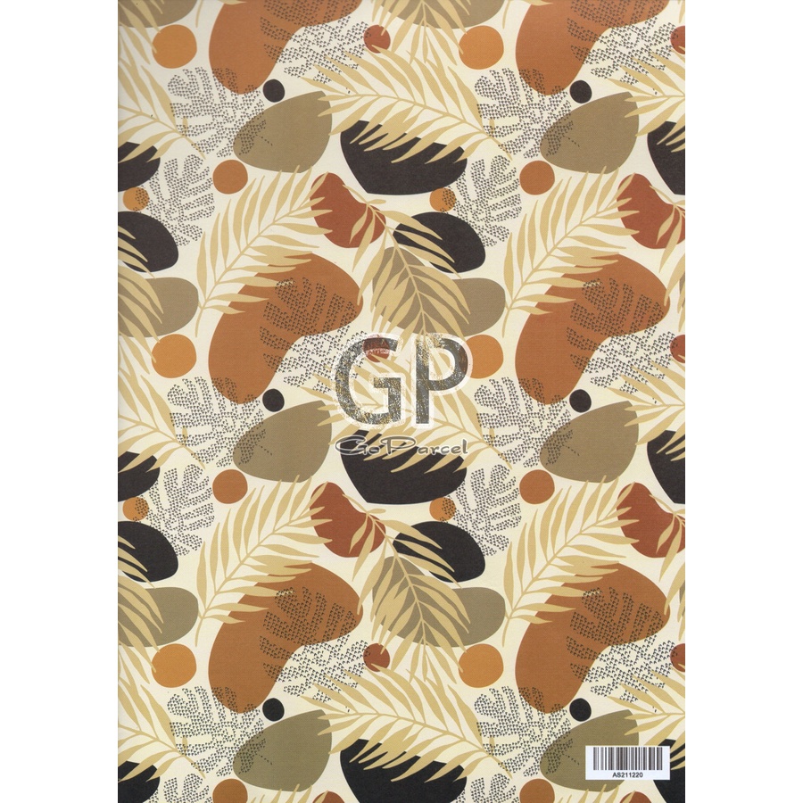 ( 5 Lembar ) KERTAS KADO VL - GIFT WRAP PAPER AESTHETIC STYLE BROWN CLASSIC VINTAGE ELEGANT FANCY BACKGROUND