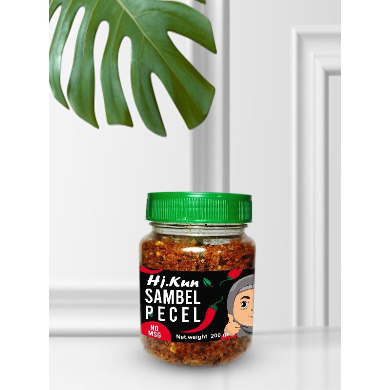 

Sambel pecel Hj Kun kemasan toples plastik @200gr