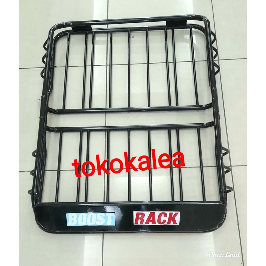 Rak Bagasi Atas Mobil Isuzu Panther Lama New Kapsul Boost Rack Besi Buzz Rack Hitam