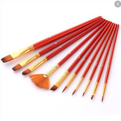 

Cuci Gudang Awal Tahun GRACESU_ART SET BRUSH 10PCS KUAS LUKIS CAT AIR ACRYLIC OIL PAINT RED Cuci