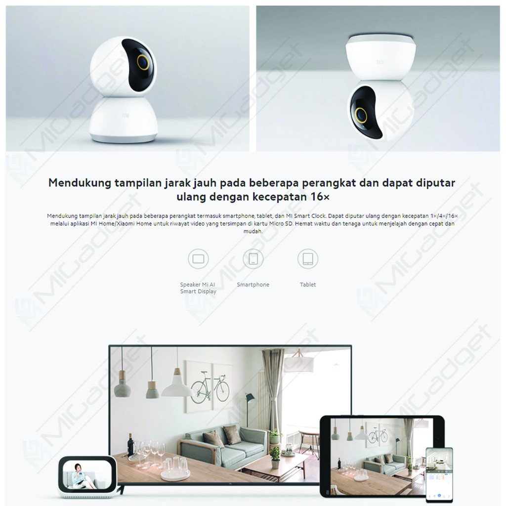 Kamera CCTV Xiaomi Mi 360° Home Security Camera 2K