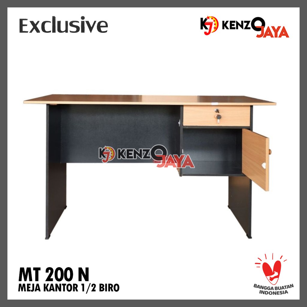 Meja Kantor 1/2 Biro EXCLUSIVE MT-200 N