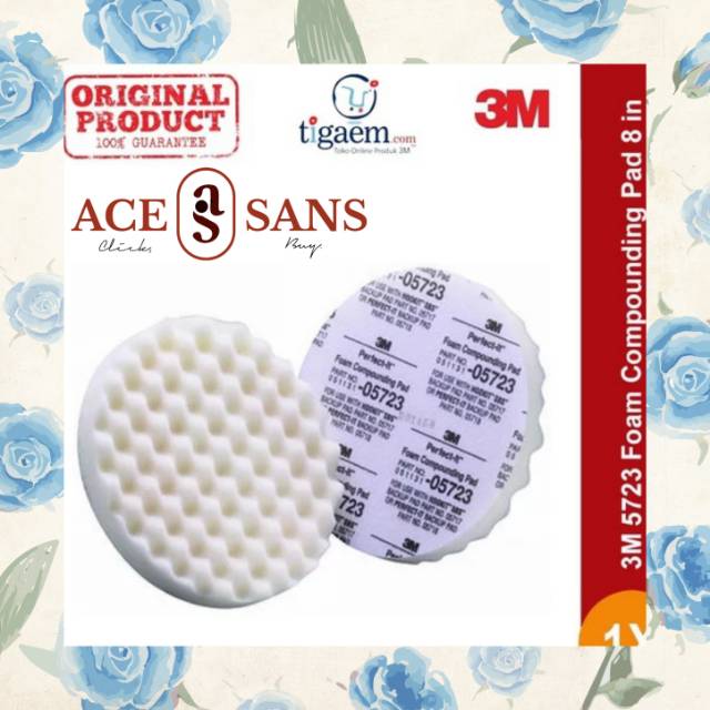 3M 5723 Foam Compounding Pad 8 In | Foam Polishing | Aksesoris Kendaraan | 3M | Foam | Original