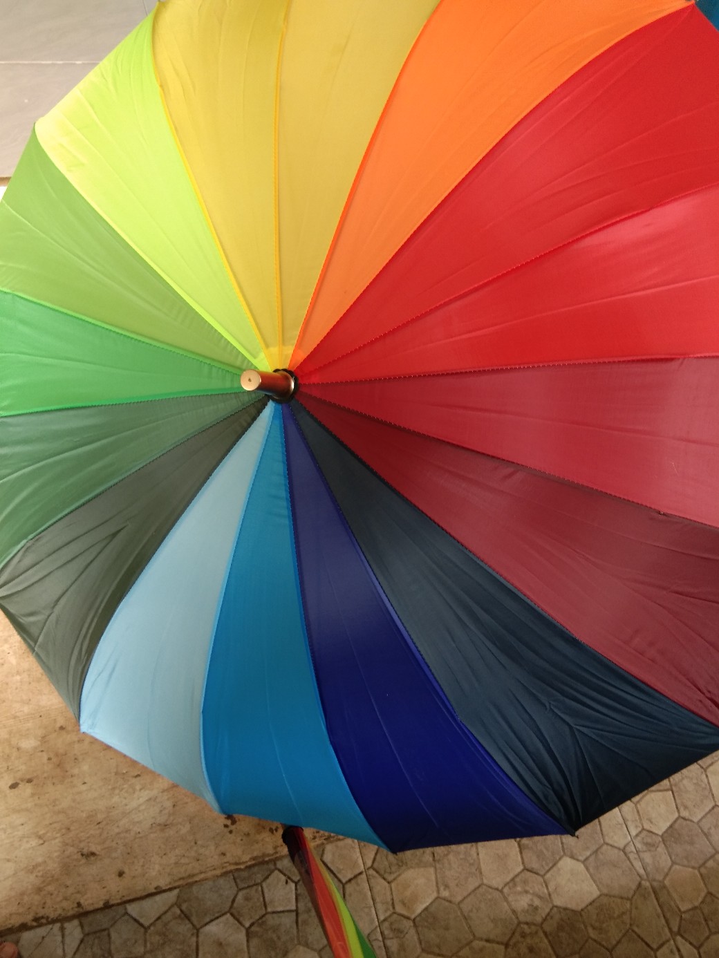 Payung Golf Pelangi Besar Warna Warni 16 Jari Rainbow Jumbo Umbrella /wajib Baca Deskripsi