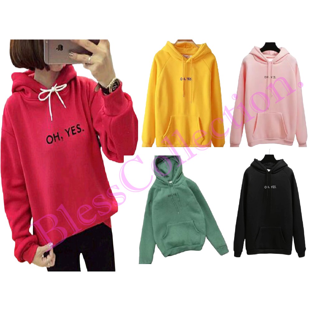 sweater hoodie wanita shopee