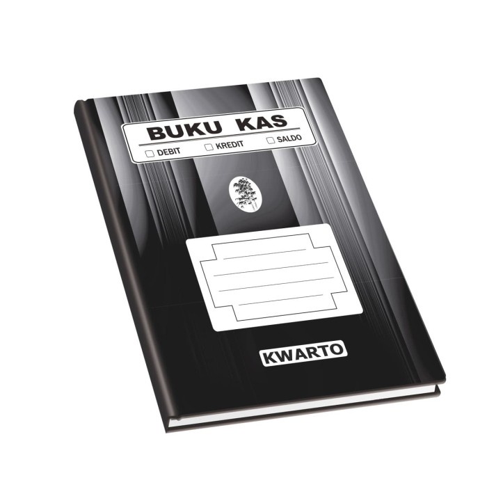 

(BISA COD) Bamboo BUKU KAS KWARTO HARD COVER [5 bk] Hitam