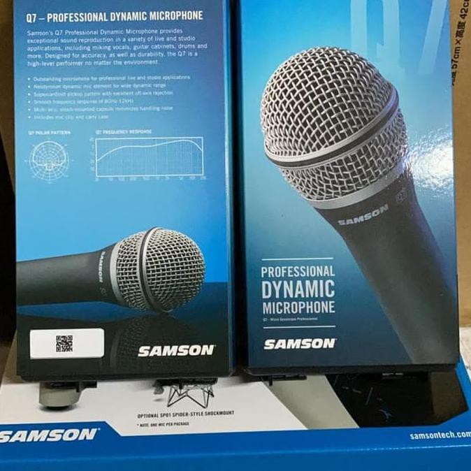 Mic / Microphone Kabel Samson Q7 / Q-7 Original