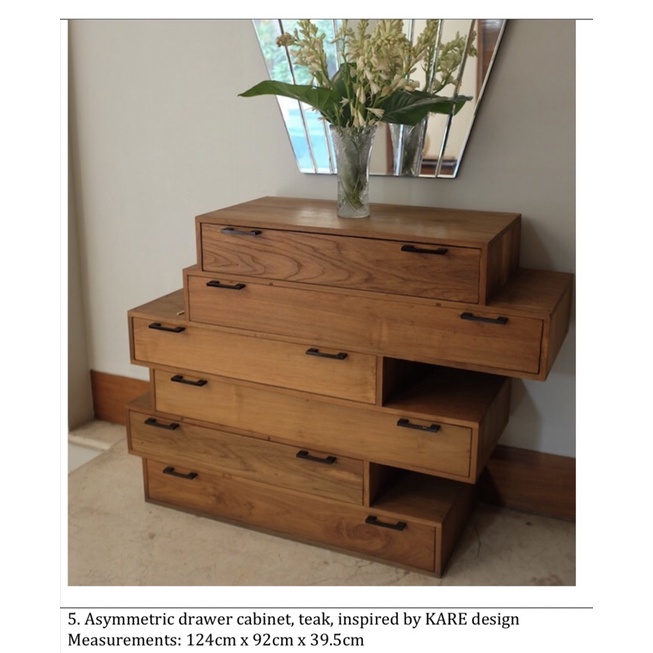 Asymmetric Drawer cabinet