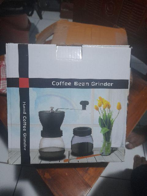 Ceramic Coffee Mill Grinder Gilingan Kopi Manual Burr Bahan Keramik