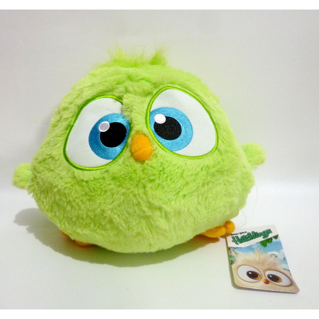 Boneka Angry Birds Hatchlings Original Rovio The Movie Rare Green V2
