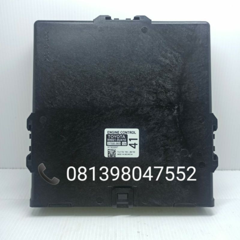 Ecu Komputer Computer Toyota All New Yaris Vios Limo 89661-0U410 ORI