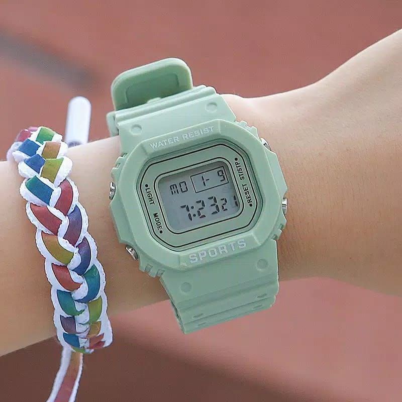 Medan Termurah Jam tangan keren Jam tangan Rubber Digital Unisex import