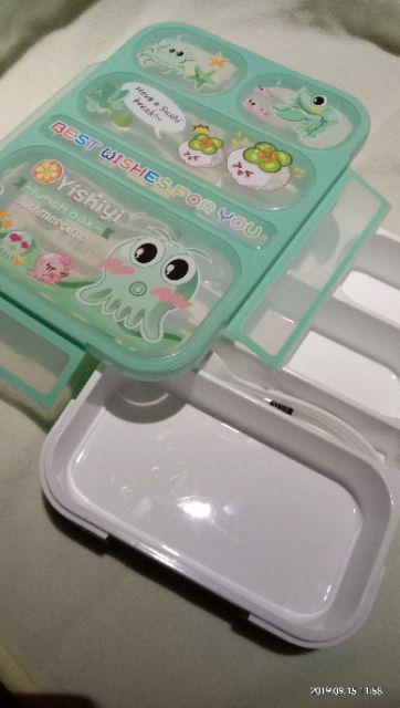 Lunch Box Yooyee 590 Sekat 5  Bpa Free