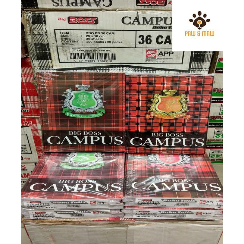 

BARU Buku Tulis BigBoss Campus 36 Lembar