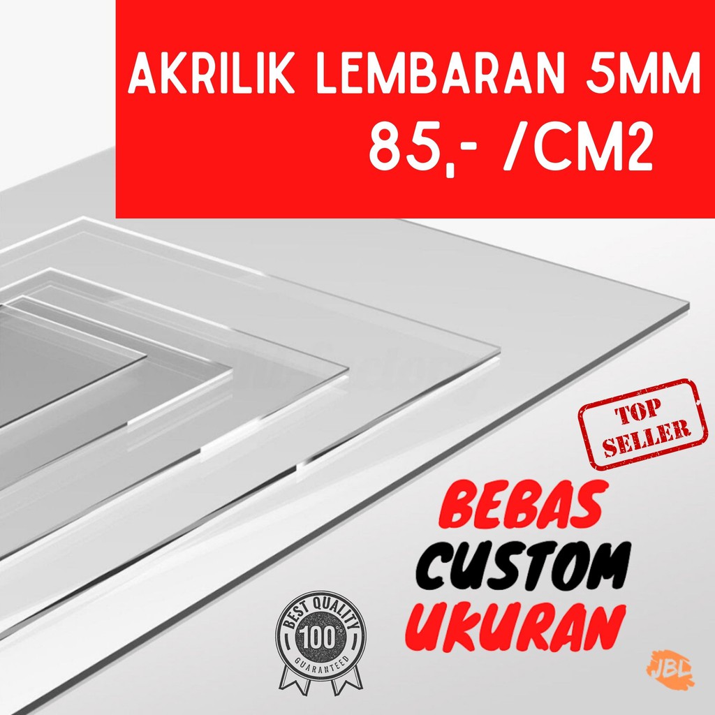 Akrilik lembaran 5mm acrylic sheet acrilic lembaran 5m LASERCUT