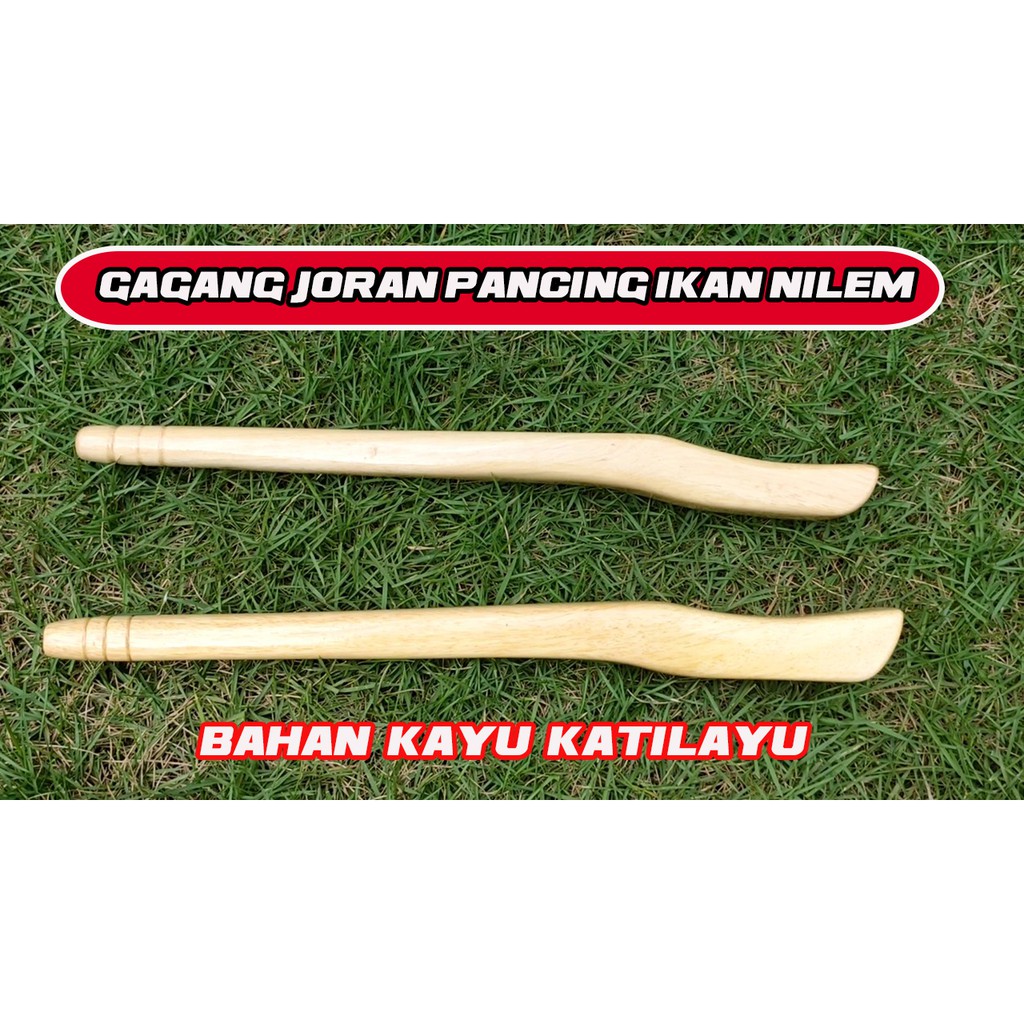 Gagang Joran Pancing Ikan Nilem Bahan Kayu Katilayu