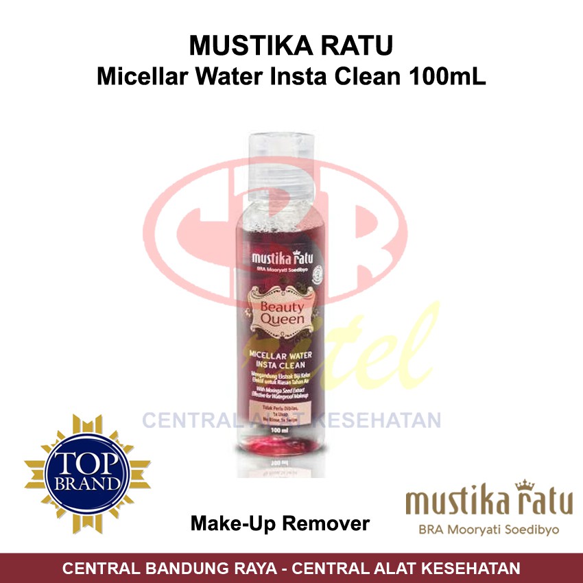 Mustika Ratu Micellar Water Insta Clean (Pembersih Make Up) - 100mL