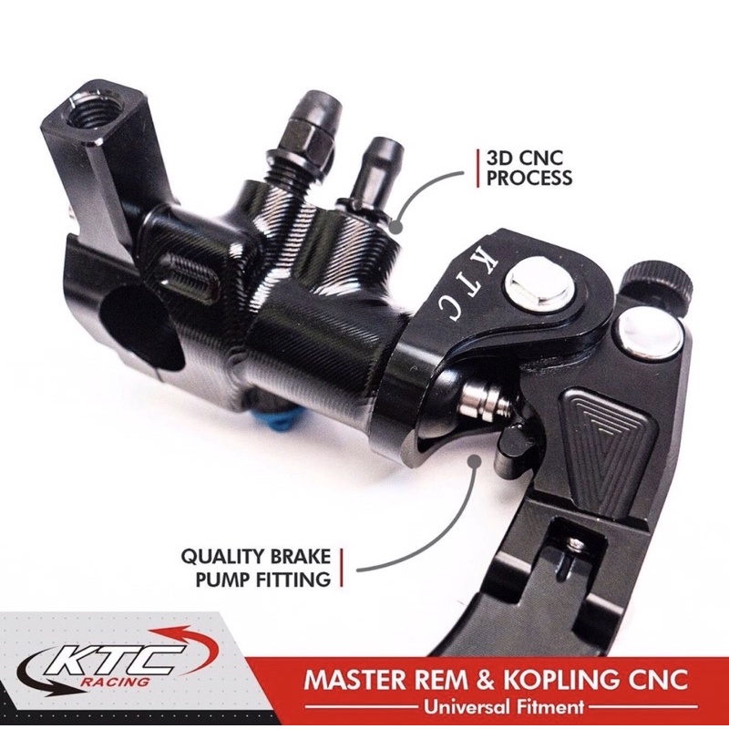 MASTER REM KTC Racing Black Series Set Kopling dan Tabung Set Full CNC Original KTC Racing FOURSIX_46