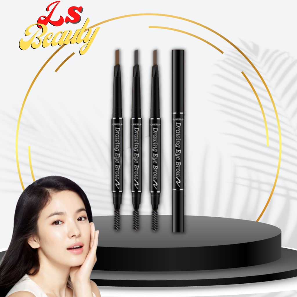 Lameila 7 Colors Double Heads Eyebrow Pencil Lasting Eyebrow Pen (Waterproof) LS 789