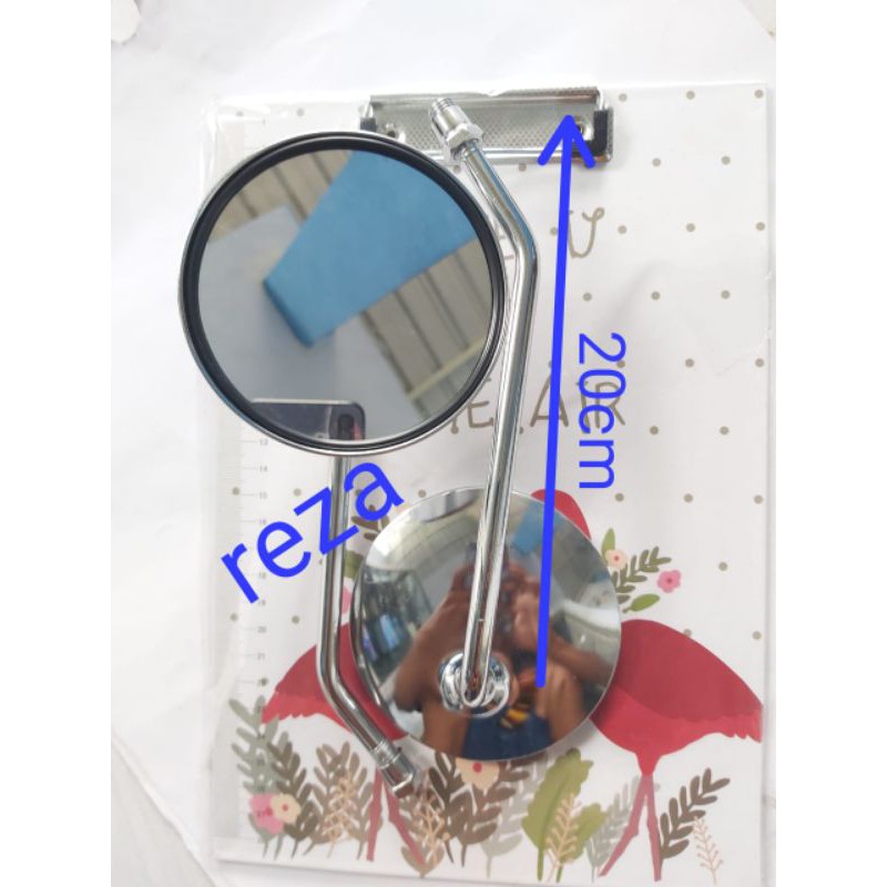 Spion/sepion clasik classic full besi c70 CB GL100 TIGER keluarga honda spion bulat crom